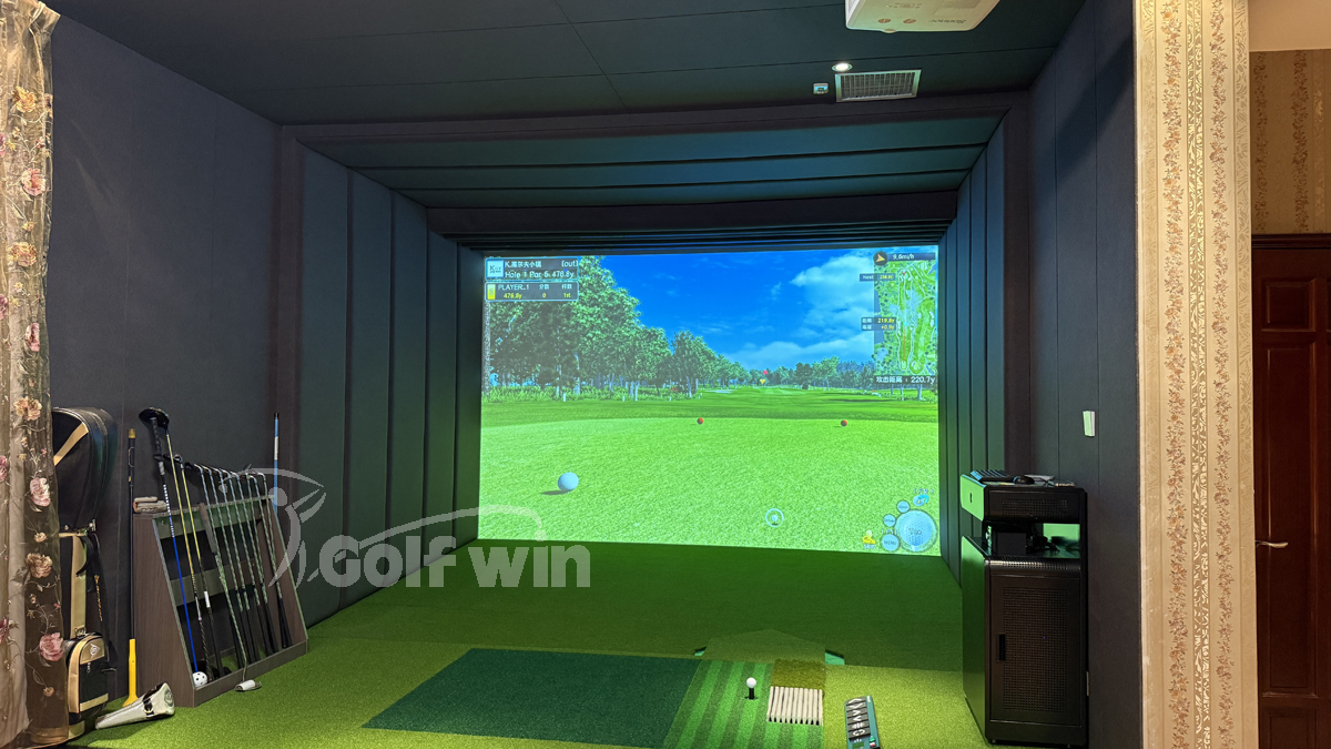 天津市南開區(qū)某別墅室內(nèi)高爾夫